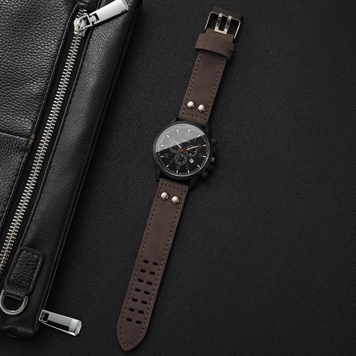 GENEVA 13 – Black Chronograph