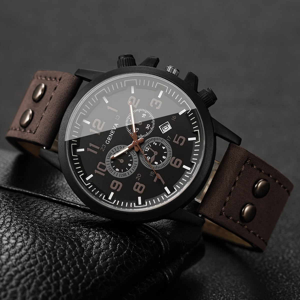 GENEVA 13 – Black Chronograph