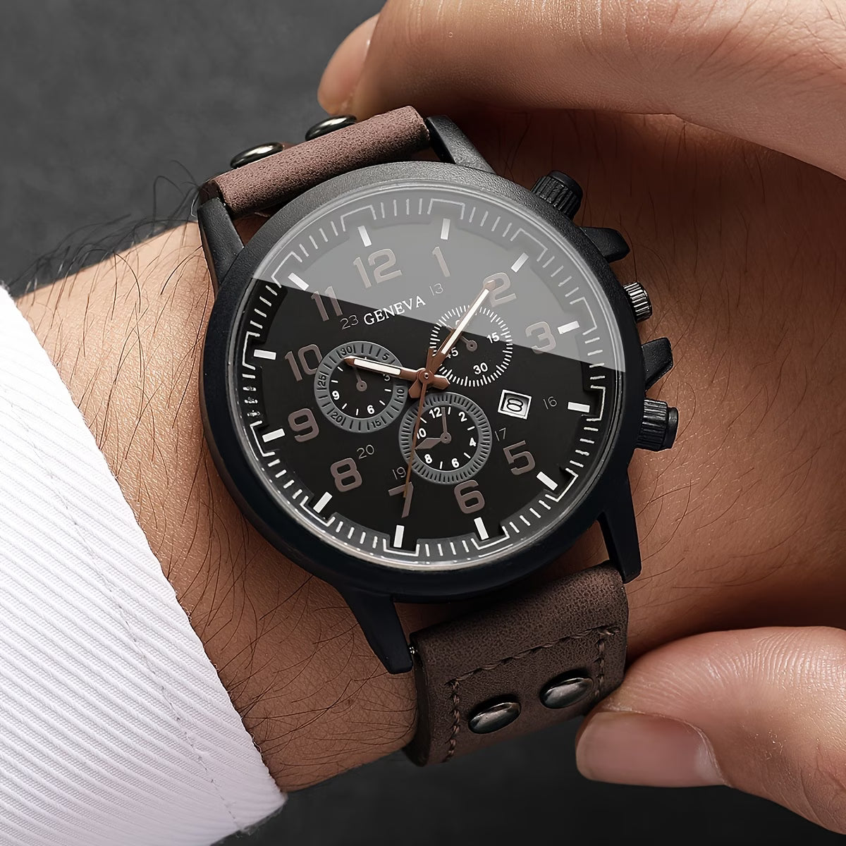 GENEVA 13 – Black Chronograph
